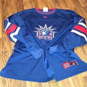 New York rangers jersey sweatshirt L